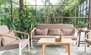 Modern Living Room with Garden Decoration Ideas Modern Living Room with Garden Decoration Ideas